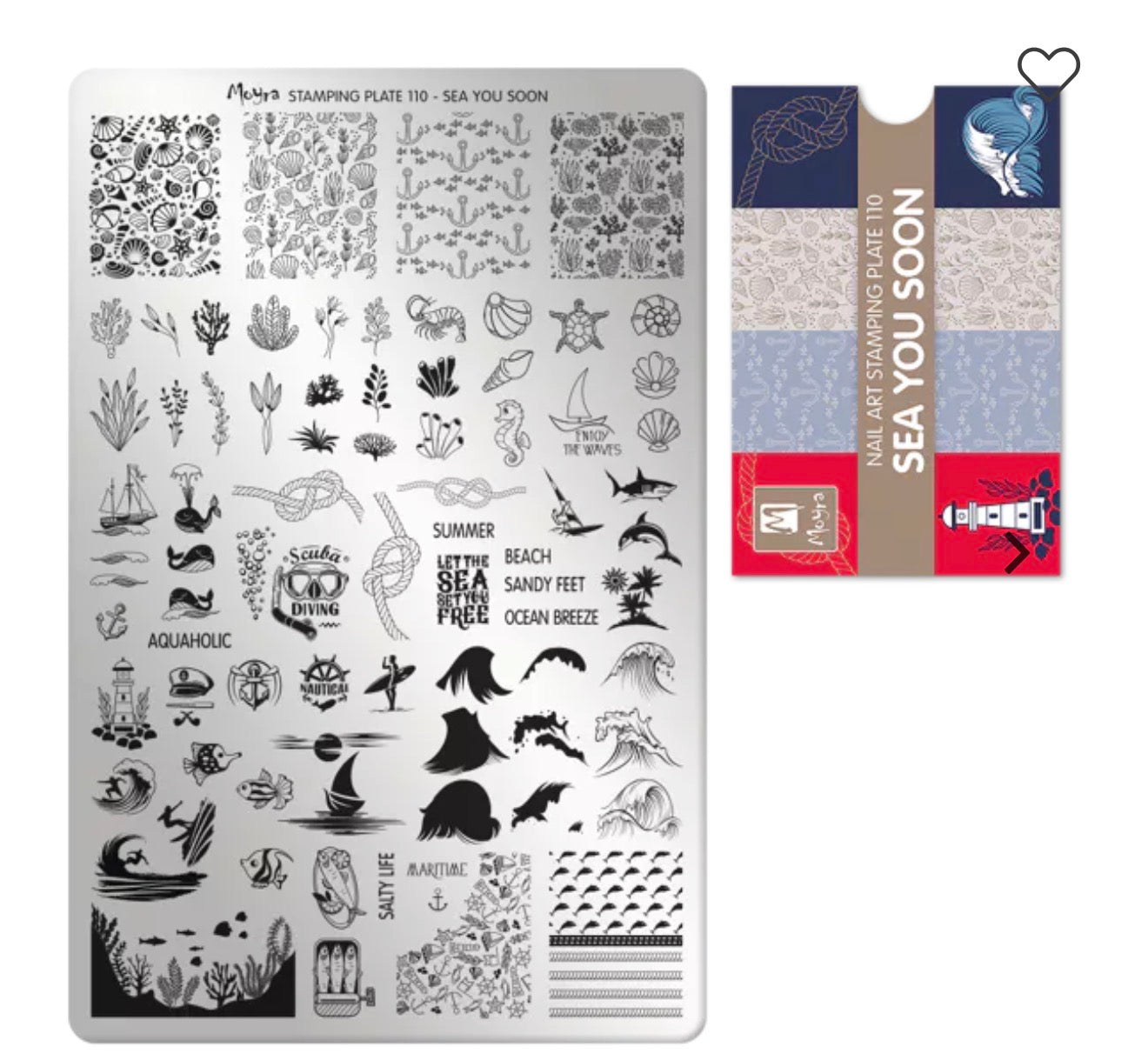 Plaque De Stamping - Sea You Soon