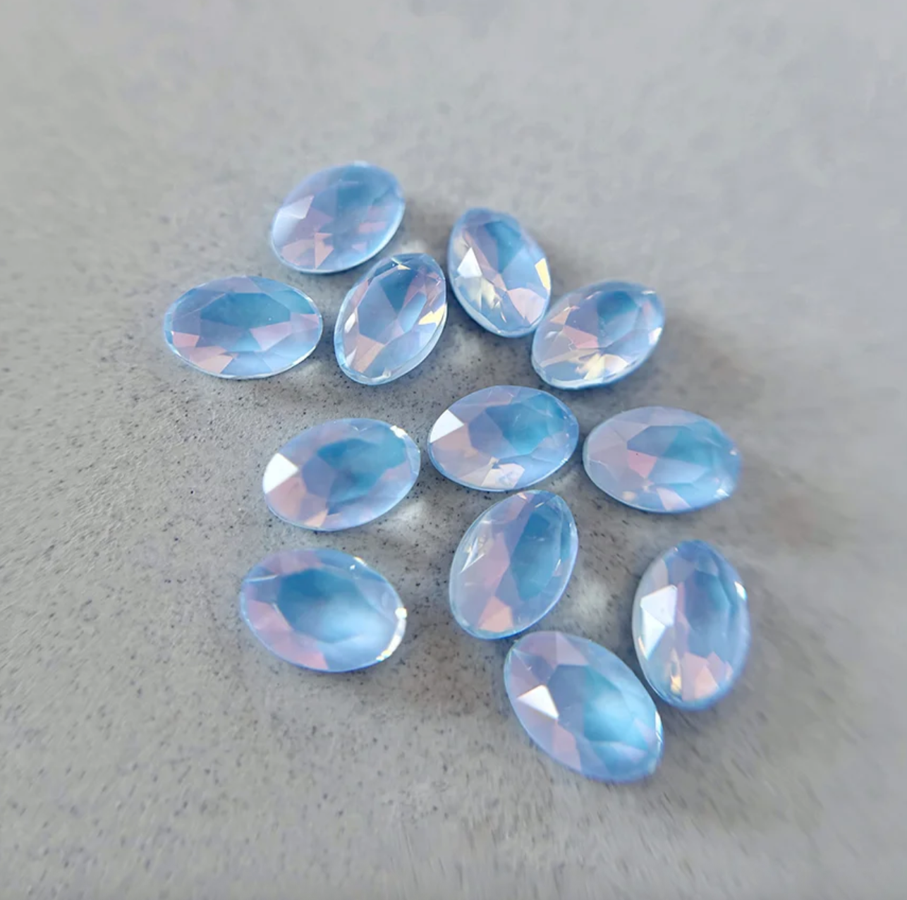 Diamants formes - Distinction - Bleu ciel