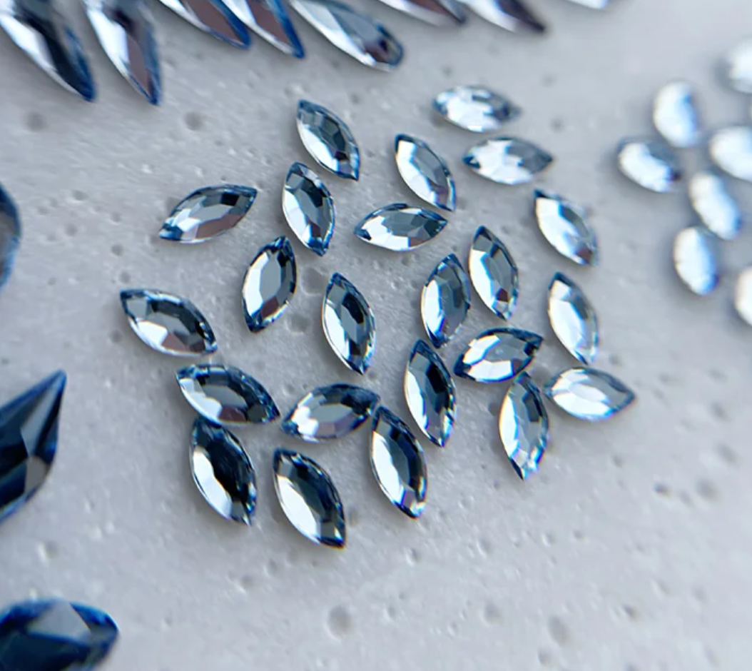 Diamants formes - Souffle bleu - Mini oeil de chat