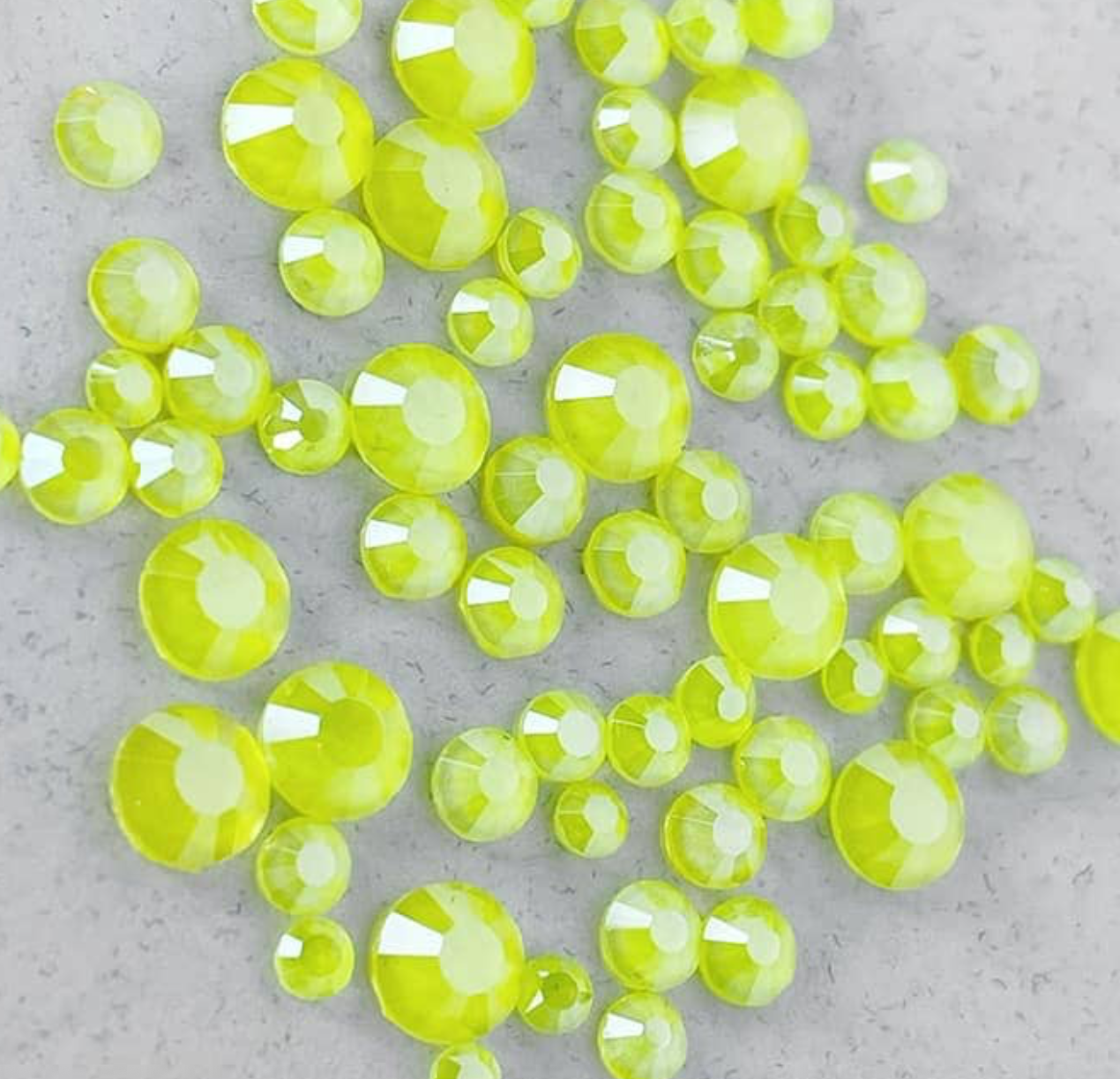 Diamants - Jaune Néon
