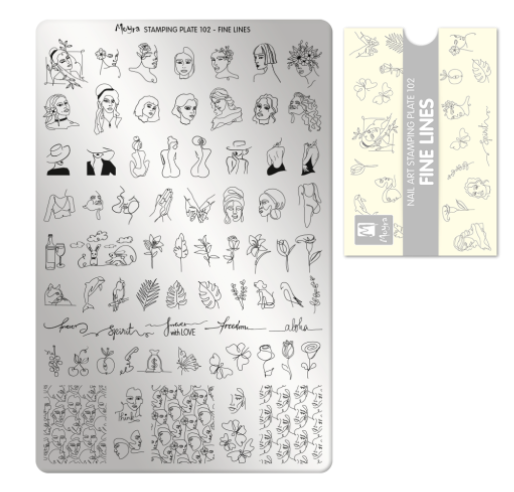 Plaque De Stamping - Fine Lines