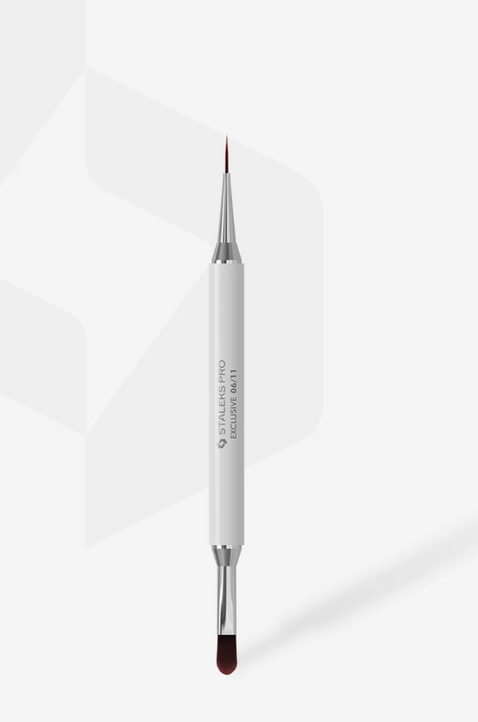 STALEKS EXCLUSIVE 06/11 Pinceau double face pour gel 11 mm / liner 12 mm