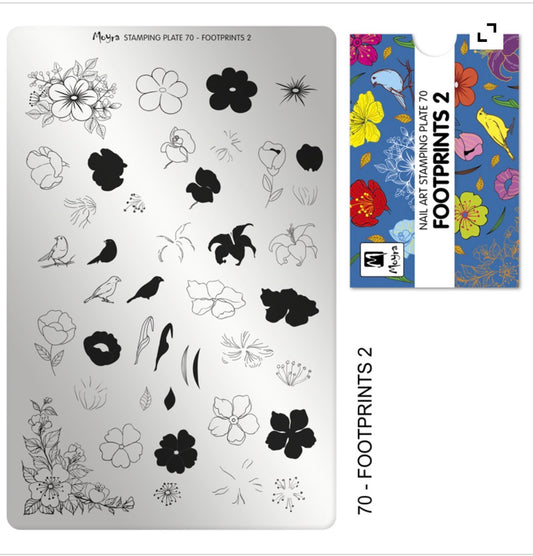 Plaque De Stamping - Footprints 2