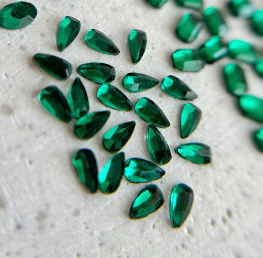 Diamants formes - Emeraude extra - Mini goutte