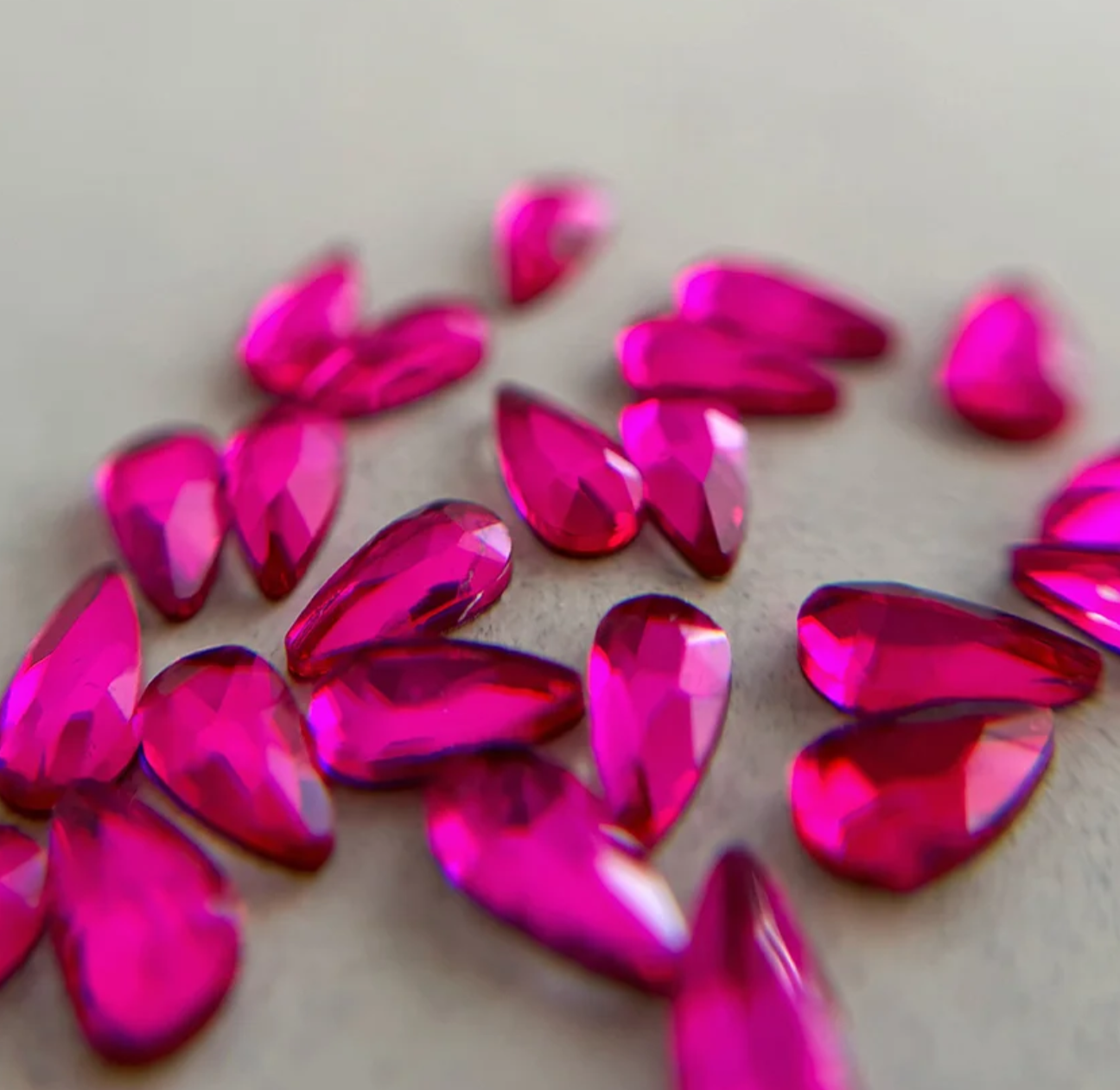 Diamants formes - Fuchsia  - Goutte
