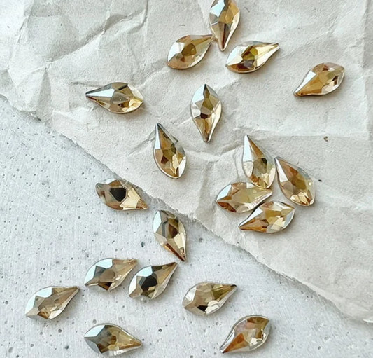 Diamants formes - Champagne  - Feuille