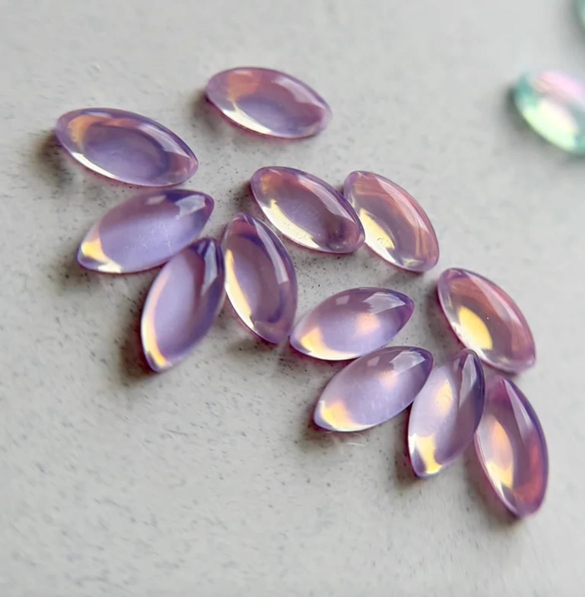 Bijoux de verre - Mini -  Grappe soda