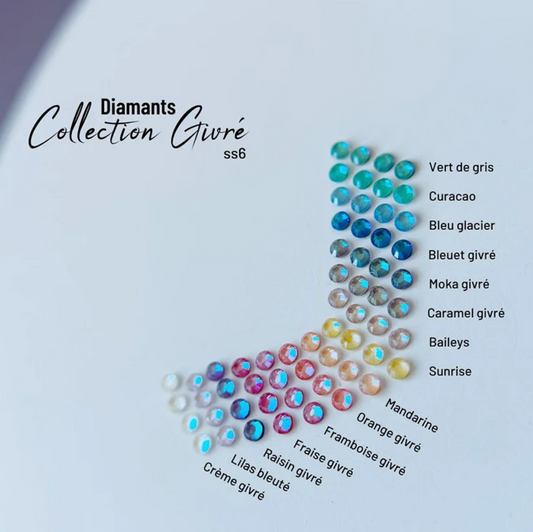 Diamants SS6 - Givré Lilas Bleuté