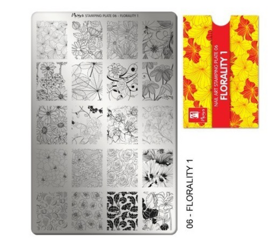 Plaque De Stamping - Florality 1