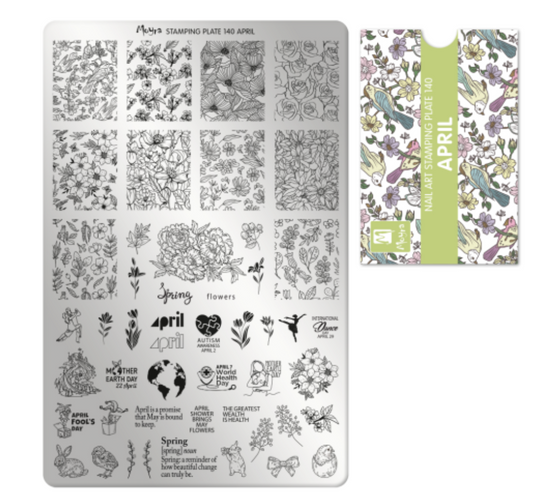 Plaque De Stamping - April