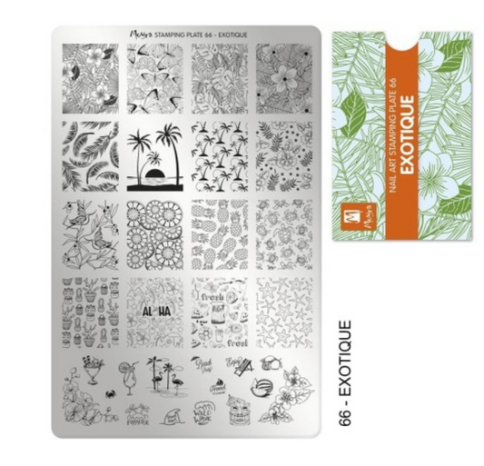 Plaque De Stamping - Exotique