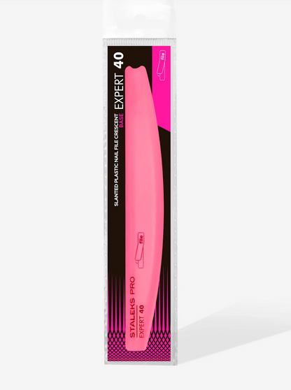 Base pour lime en plastique biseautée demi-lune